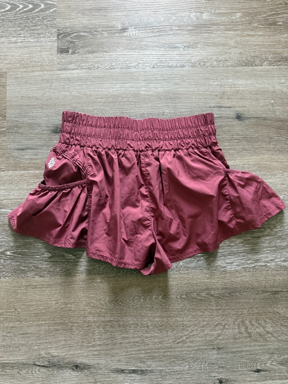 FP Movement by Free People Maroon Athletic Shorts